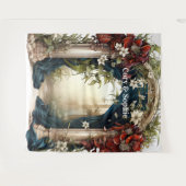 Vorhang für individuell anpassbare Bogengänge Wandteppich (Vorderseite (Horizontal))