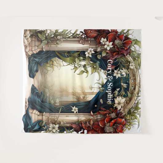 Vorhang für individuell anpassbare Bogengänge Wandteppich (Vorderseite (Horizontal))