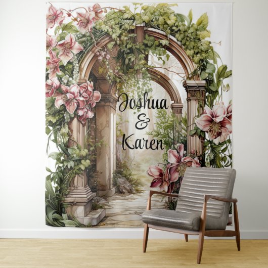 Vorhang für individuell anpassbare romantische Bog Wandteppich (Beispiel)