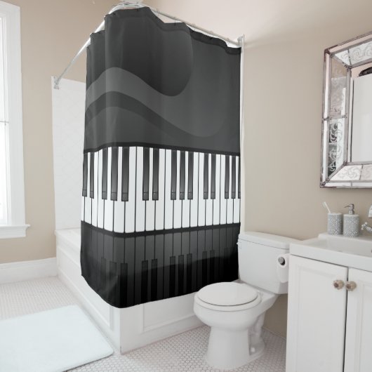 Vorhang für Klaviertastatur-Design (Beispiel)