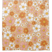 Vorhang für orange und weiße Blumen (Vorderseite)