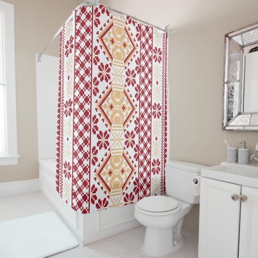 Vorhang für personalisierte Bilddusche (Beispiel)