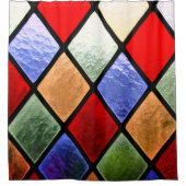 Vorhang für verkettete Glasdusche (Vorderseite)