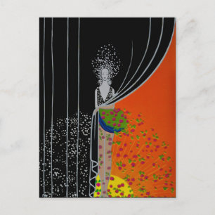 Vorhang Modeplatte ~ Postkarte / Einladung