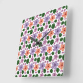 Vorhang Quadratische Wanduhr (Winkel)