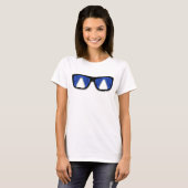 Vorhang Sonnenbrille Funny Shirt (Vorne ganz)