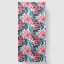 Vorhänge aus tropischem Druck