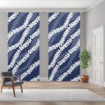 Vorhänge aus tropischem Druck