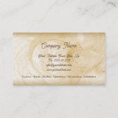 Vorhänge Behandlung Vintager Visitenkarte (Rückseite)