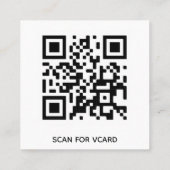 Vorhänge & Blinds Square Business Card Quadratische Visitenkarte (Rückseite)