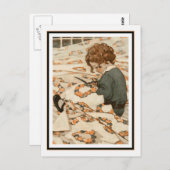 Vorhänge für Kinder von Jessie Willcox Smith Postkarte (Vorne/Hinten)