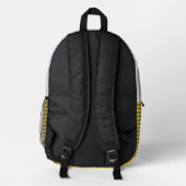Vorhängeschloss - bedruckter rucksack (Rückseite)