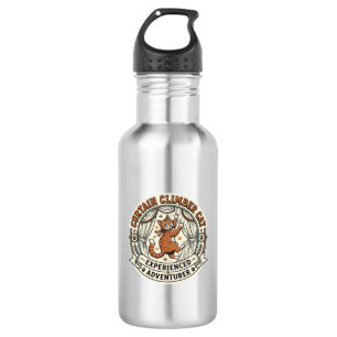 Vorhangkletterer Katze Vorhangkletterer Katze Vint Edelstahlflasche