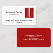 Vorhangladen Visitenkarte (Vorne/Hinten)