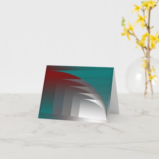 Vorhangszene Karte (Gelbe Blume)