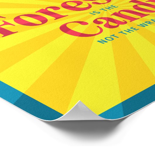 Vorhaut ist das Süßes — Poster (Ecke)