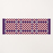 Vorher geprüfter Name Monogram Violet Berry Yogamatte (Vorderseite (Horizontal))
