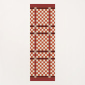 Vorher geprüfter Name Monogramm Rostorn Yogamatte (Vorderseite)