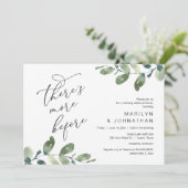 Vorher gibt es noch etwas Anderes, Hochzeit-Probe- Einladung (Stehend Vorderseite)