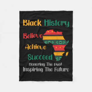 Vorher Inspirierte der Schwarze Geschichtsmonat Fleecedecke