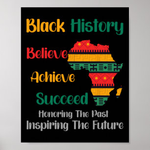 Vorher Inspirierte der Schwarze Geschichtsmonat Poster