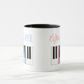 Vorher und Nachher Coffee Piano Tasse (Zentrum)