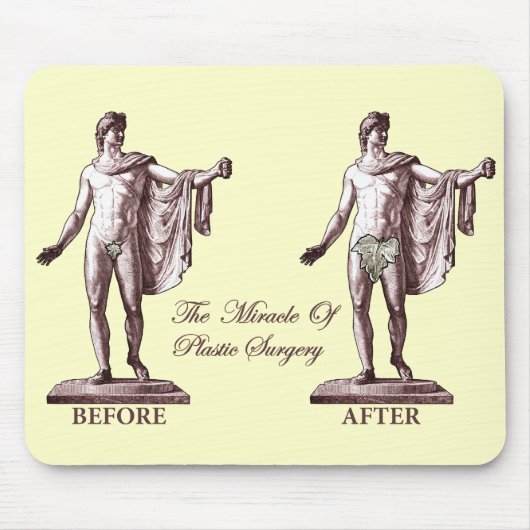 Vorher und nachher mousepad (Vorne)