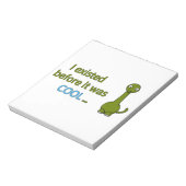 Vorher war es cool notizblock (Rotiert)