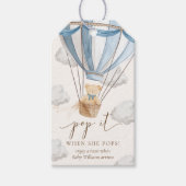 Vorher warten Teddy Bären Pop es, wenn sie Pop Geschenkanhänger (Vorderseite)