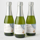 Vorher warten Teddy Bären Pop es, wenn sie Pop Schaumweinetikett (Flaschen)