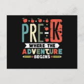 Vorher, wo das Abenteuer beginnt Postkarte (Vorderseite)