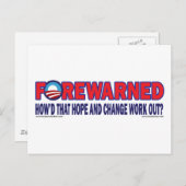 vorhergesagt - postkarte (Vorne/Hinten)