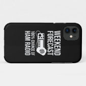 Vorhersage am Wochenende - 100%ige Chance auf Funk Case-Mate iPhone Hülle (Rückseite (Horizontal))