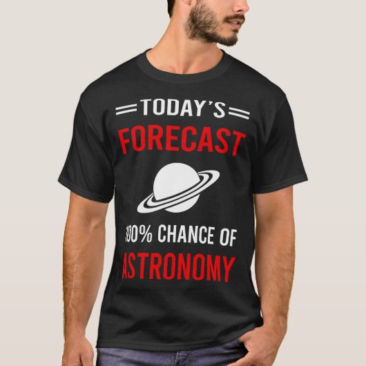 Vorhersage der Astronomie T-Shirt (Vorderseite)