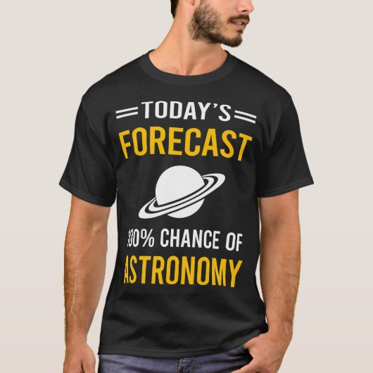 Vorhersage der Astronomie T-Shirt (Vorderseite)