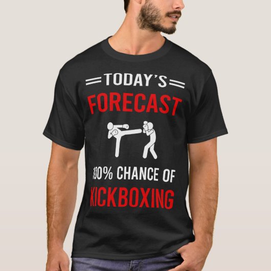 Vorhersage Kickboxing T-Shirt (Vorderseite)