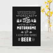 Vorhersage Motorhome - gute Chance Bier Karte (Gelbe Blume)