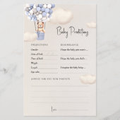 Vorhersagen Baby Duwer Game Advice Bären Ballons (Vorderseite)