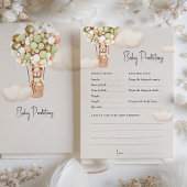 Vorhersagen Baby Duwer Game Advice Bären Ballons