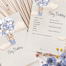 Vorhersagen Baby Duwer Game Advice Bären Ballons