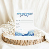 Vorhersagen für Baby an Bord Babydusche Einladung