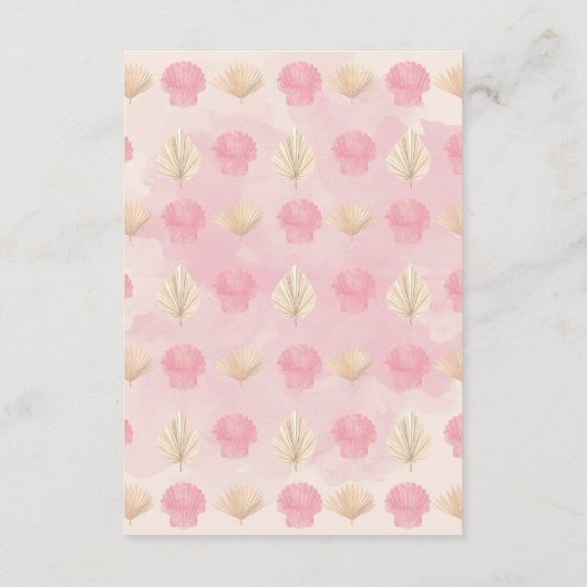 Vorhersagen für das Mädchen Begleitkarte (Rückseite)