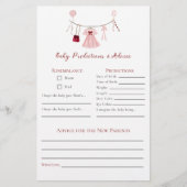 Vorhersagen Rat Kleine Sweetheart Baby Dusche Flyer (Vorne)