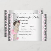 Vorhersagen & Ratschläge für Eltern Kindermädchend Hinweiskarte (Vorne/Hinten)