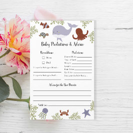 Vorhersagen & Ratschläge unter der Sea Baby-Dusche