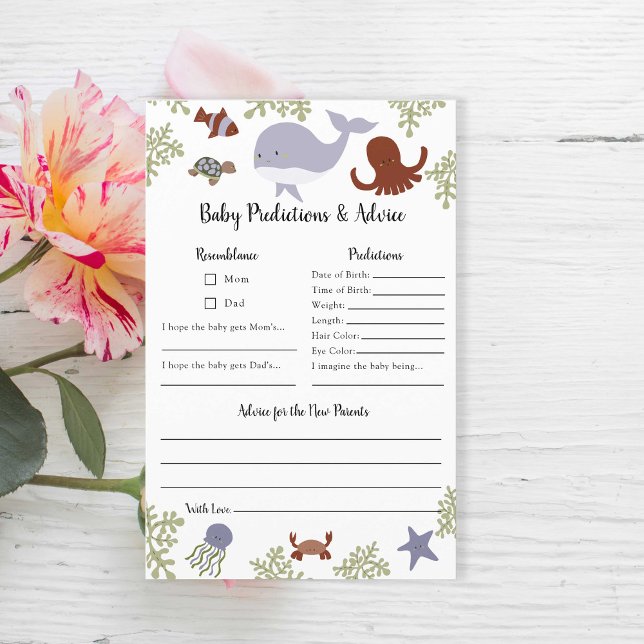 Vorhersagen & Ratschläge unter der Sea Baby-Dusche (Von Creator hochgeladen)