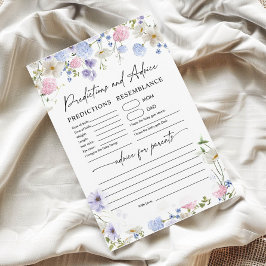 Vorhersagen und Ratschläge | Baby Showspiel