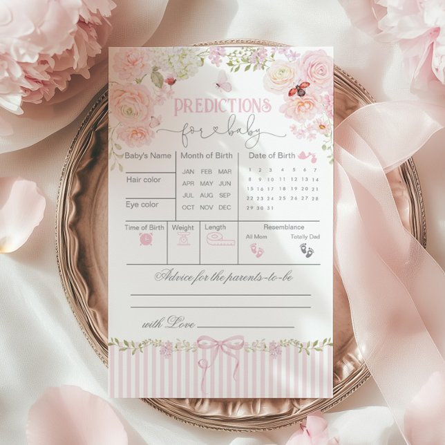 Vorhersagen und Ratschläge Love Bug Baby Shower Ka (Von Creator hochgeladen)