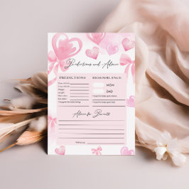 Vorhersagen und Ratschläge Valentine Baby Shower G