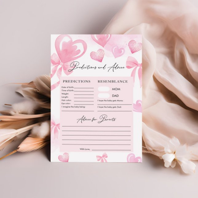 Vorhersagen und Ratschläge Valentine Baby Shower G (Von Creator hochgeladen)